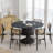 Solid Wood Dining Table Round Pedestal Kitchen Table-488293334-488293329