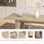 Table de salle à manger rectangulaire extensible-790266734
