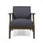 Fauteuil club de patio Perla gris foncé-1932457826