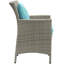 Chaise de salle à manger en rotin et osier Bocabec par Havenside Home-995238422-995273849