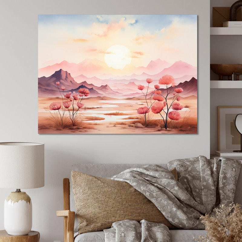 Tranquil Nature IV sur toile, H 34 po x l 44 po x P 1,5 po, Toile tendue