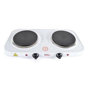 Kitchen Perfected 2000W Electric Double Hotplate