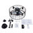 3 - Blade Metal Caged 18.5'' Ceiling Fan With Remote Control And Light Kit Included