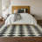 Premium Machine Washable Cerrito AMF578 Black Rug-104829877