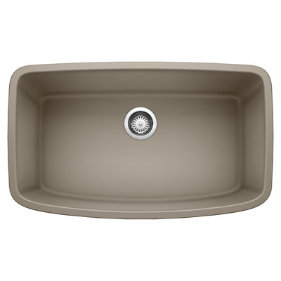 Valea SILGRANIT 32" Super Single Undermount Kitchen Sink - Truffle