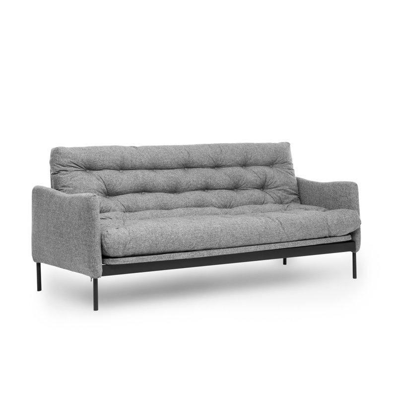 Allinson 200cm Upholstered Convertible Sofa, Light Grey