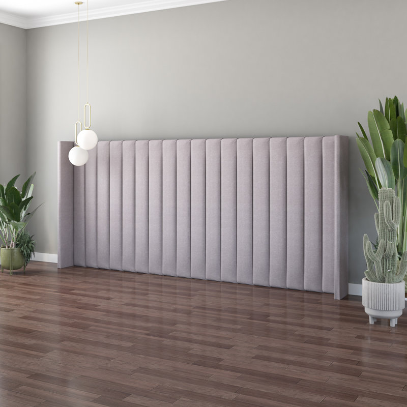Arye Upholstered Headboard, Grey