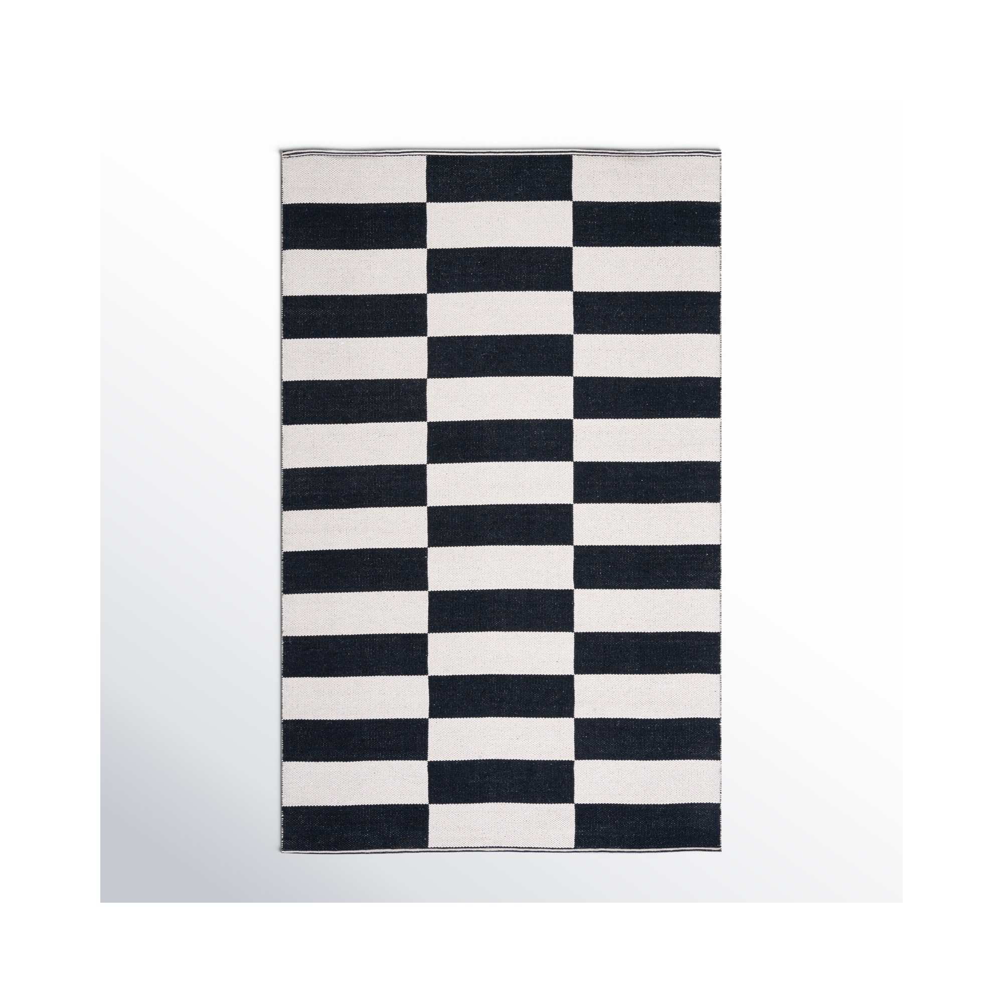 Alvana Handmade Cotton Rug, Rectangle 5' x 8'
