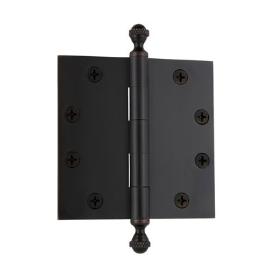 4.5'' x 4.5'' Brass Butt Bearing Hinge