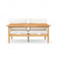 Terassi Outdoor Acacia Wood Loveseat