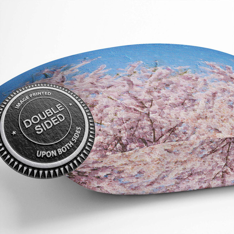 Floral Square Throw Cushion, 40cm H x 40cm W x 15cm D