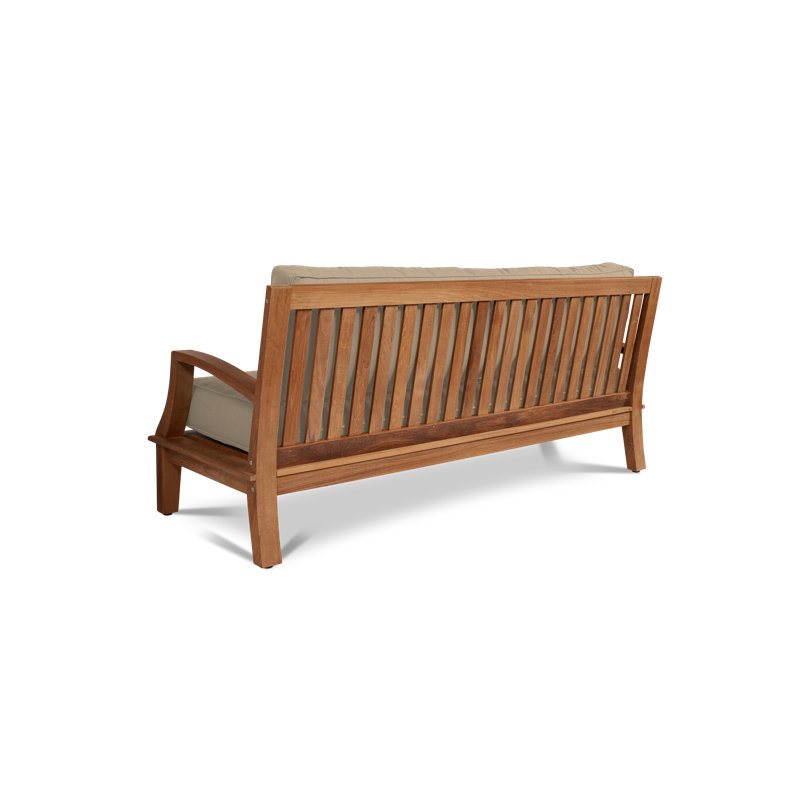Grande Patio Sofa with Sunbrella Cushions, Fawn