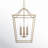 Grady 4 - Light Dimmable Lantern Square / Rectangle Chandelier-91030174