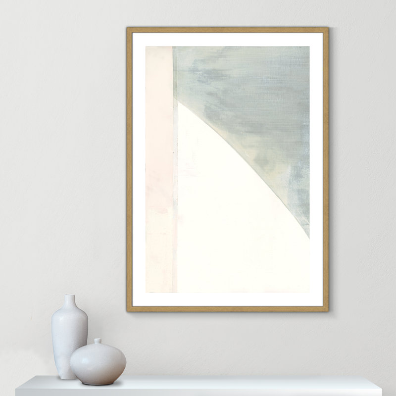 In Neutral I - reproduction d'art, Toile avec cadre en bois beige, H 41,5 po x l 29,5 po x P 0,75 po