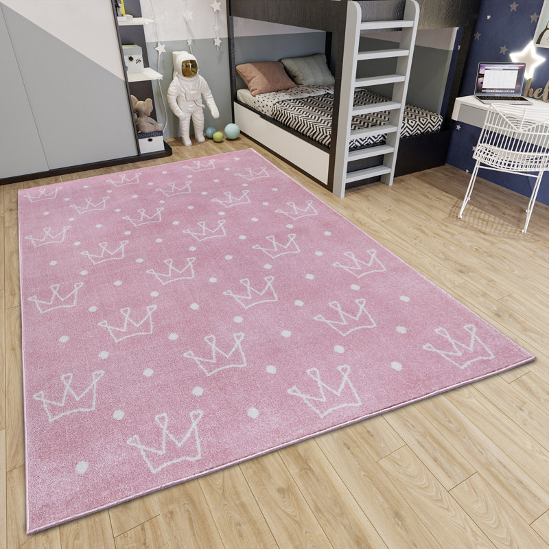 Adventures Children Pink Rug, Rectangular 160 x 235cm