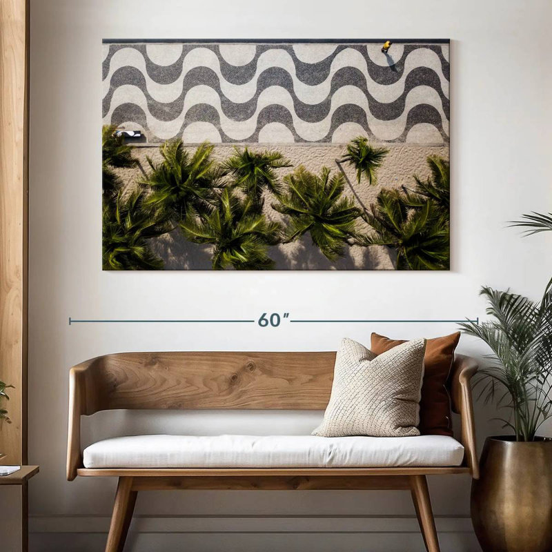 Gillard Copacabana Sidewalk Palms, 34" H x 51" W