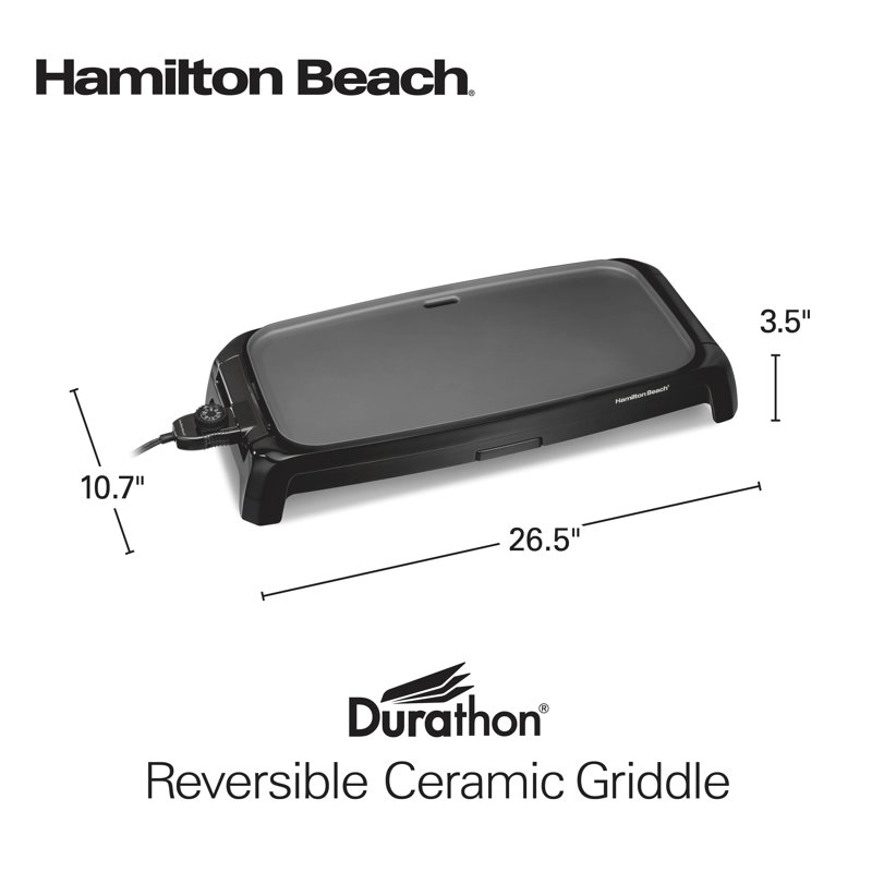 Hamilton Beach® Durathon® Reversible Ceramic Griddle