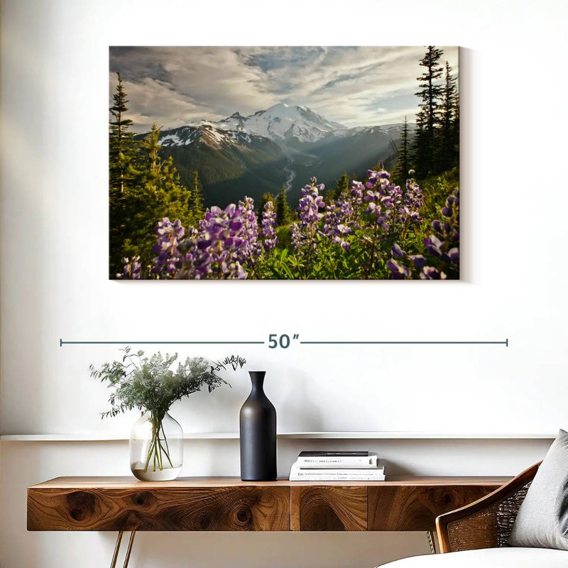 Alvord Mt. Rainier, H 26 po x l 39 po