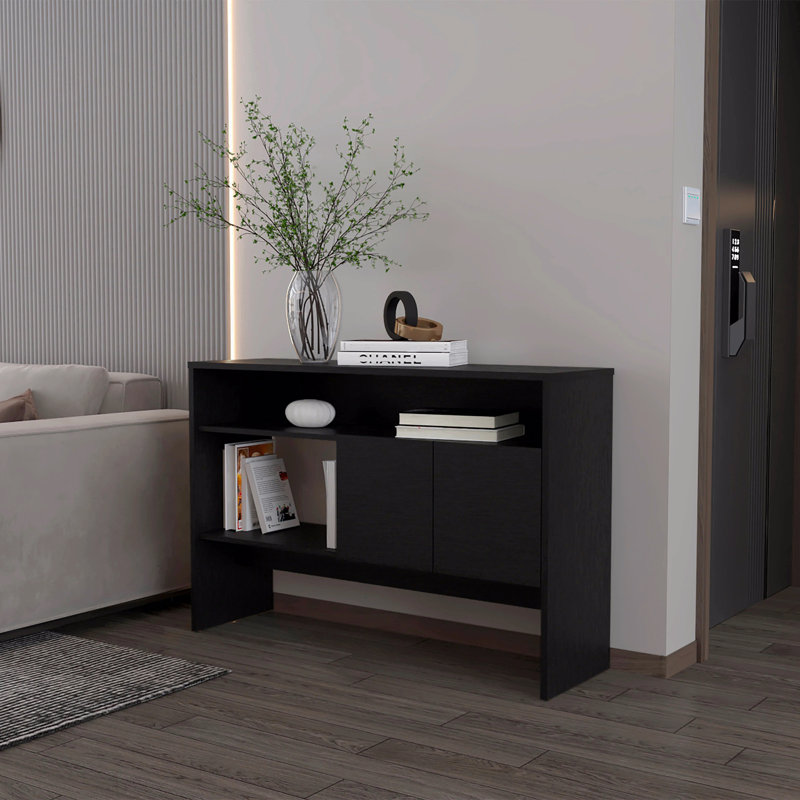 Console avec deux portes