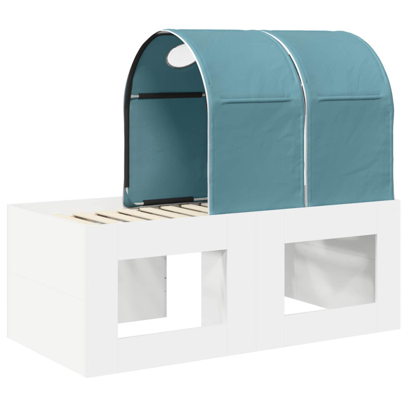 High Sleepers, European Toddler (80 x 160cm), Artisan Oak/Light Blue