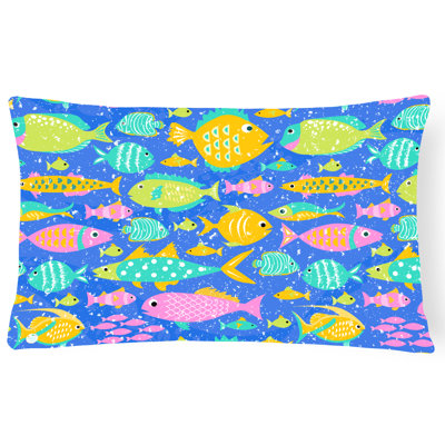  Coussin lombaire intérieur / extérieur Little Colorful Fishes