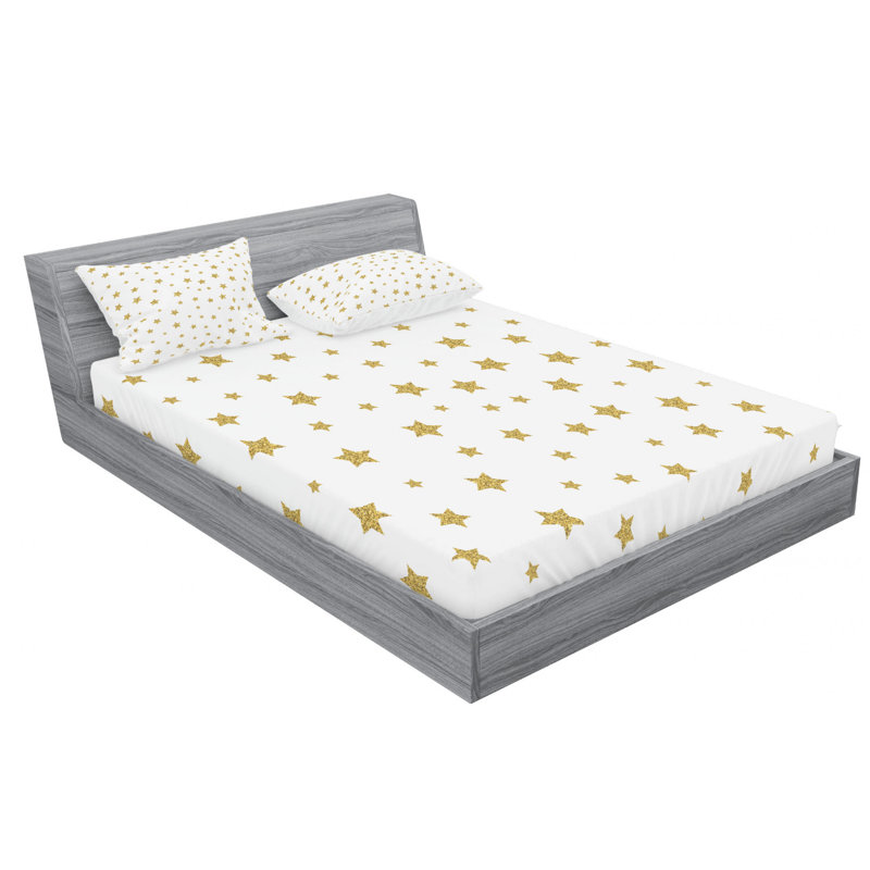 Microfiber Sheet Set, Queen Sheet Set with Fitted Sheet