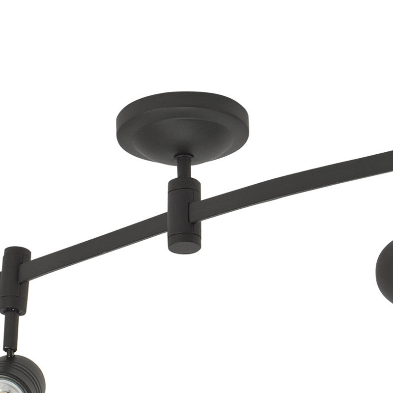Rail d'éclairage à DEL 5 lumières Flex Rail, Bronze