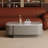Square storage microcrystalline stone coffee table