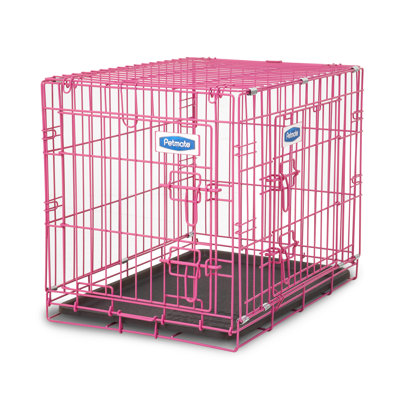 Wire Collapsible Pet Crate with 2 Doors