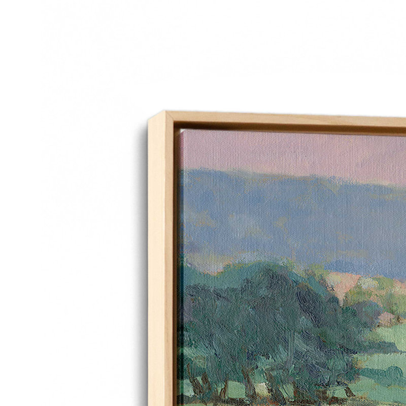 «Somers Cows I» par Stephen Calcasola, reproduction d'art sur toile, H 20 po x l 30 po, Tanné