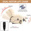 Fauteuil inclinable à deux moteurs Leatherair Infinity-986262807
