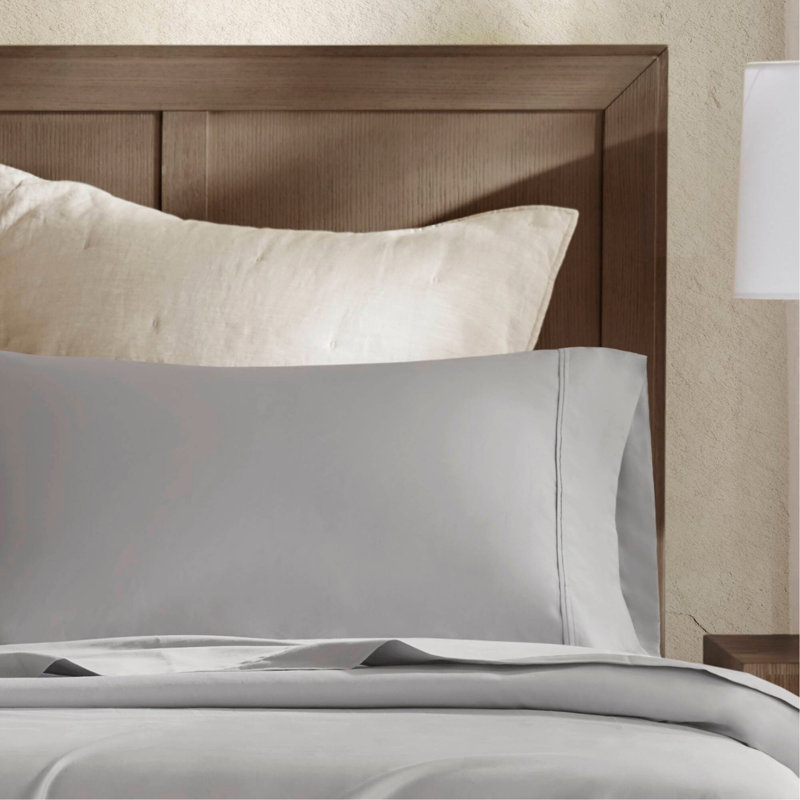 2-Piece Standard Sham Sateen Pillowcase Set