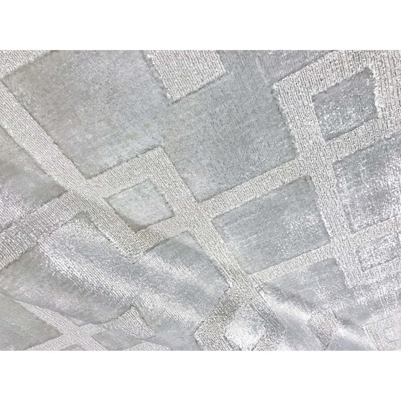 Tapis ivoire noué à la main de haute qualité, Rectangle 8 pi 9 po x 11 pi 9 po