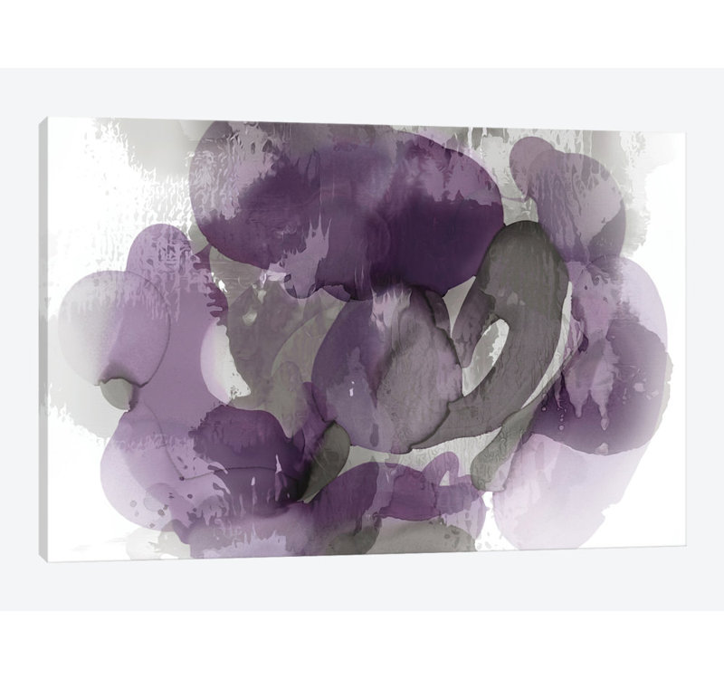 Amethyst Flow I by Kristina Jett - Wrapped Canvas Print, 12" H x 18" W x 1.5" D, Wrapped Canvas