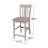 Chrisine 3 - Piece Solid Wood Dining Set-1172970196