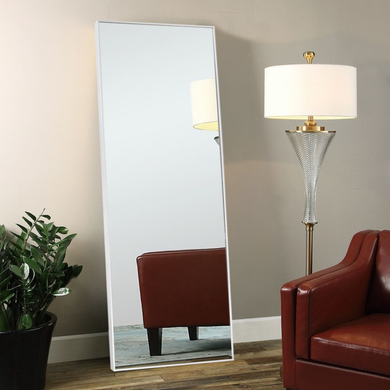 Miroir pleine longueur Gurganus, Blanc