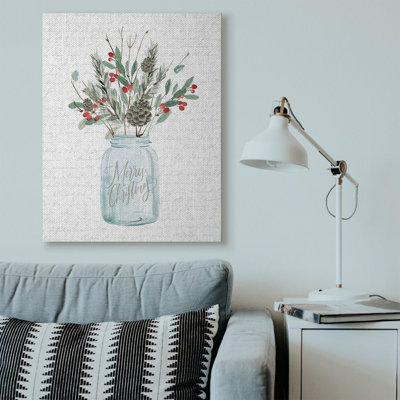 «Merry Christmas Foliage Jar», impression