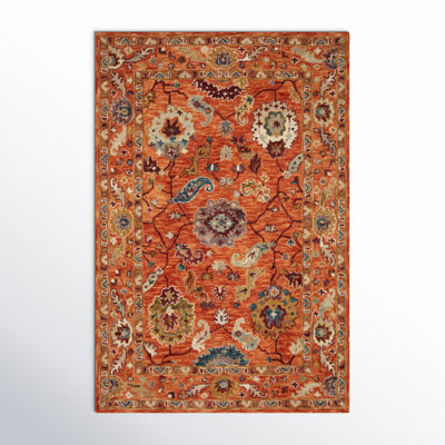 Fierros Wool Oriental Indoor Rug