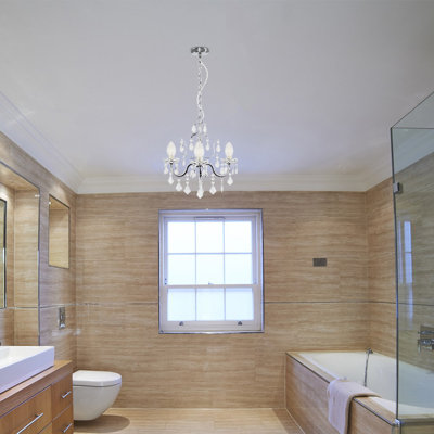 Gould 3 - Light Candle Style Chandelier