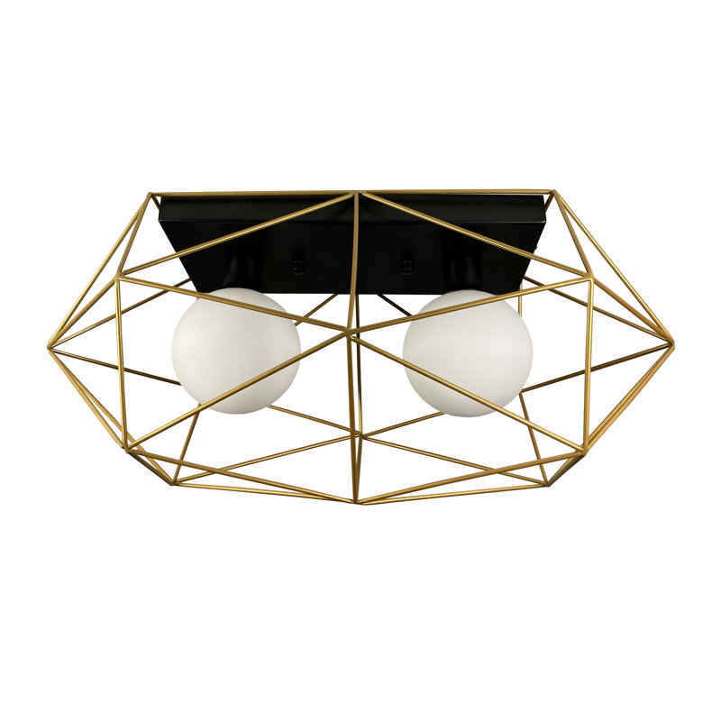 Colerane Glass Semi Flush Mount