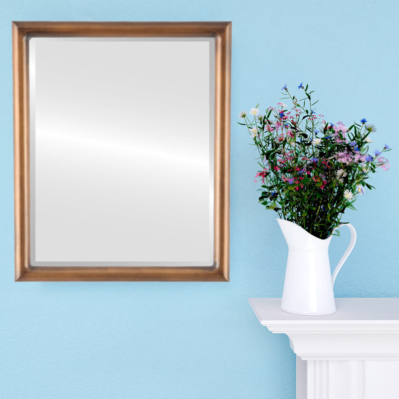 Rowles Rectangle Mirror, 17" x 13", Sunset Gold