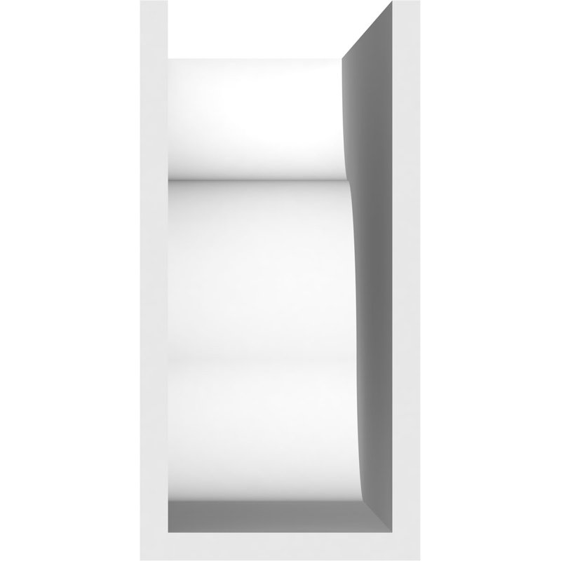 Standard Carmel Architectural Grade PVC Rafter Tail, 10"H x 5"W x 20"D