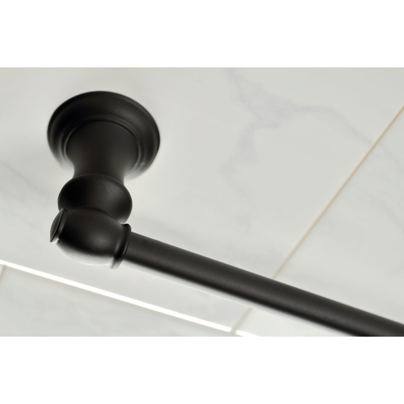 Ensemble de quincaillerie de salle de bain Kingston Brass Provence 5 pièces, Noir mat