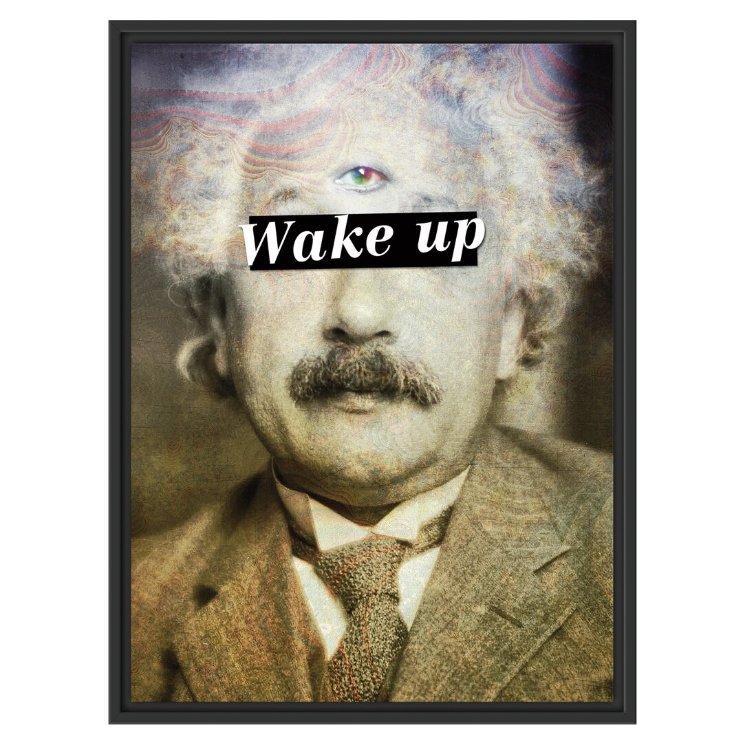 Gerahmtes Wandbild Einsteins third eye