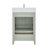 Phelips 24'' Bathroom Vanity In Light Grey Finish With Pure White Engineer Stone Countertop