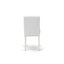 Ensemble de table et chaises de cuisine 7 pièces composé d'une table de salle à manger rectangulaire et de 6 chaises Parsons en similicuir blanc, 36 x 60 pouces, lin blanc-1097701232-1147849140-1147849136