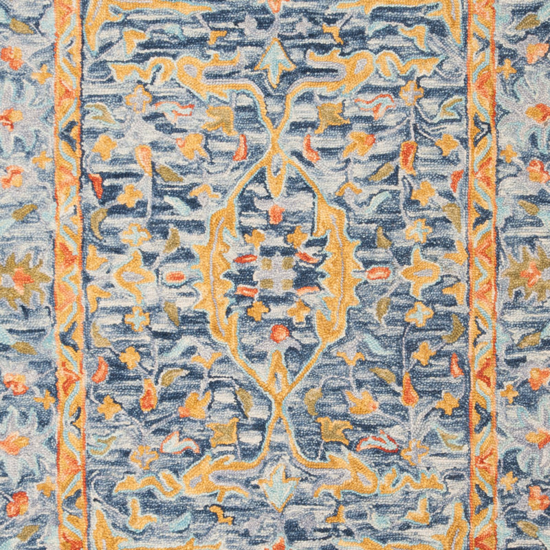 Vahakn Hand Tufted Wool Oriental Rug, Square 7'