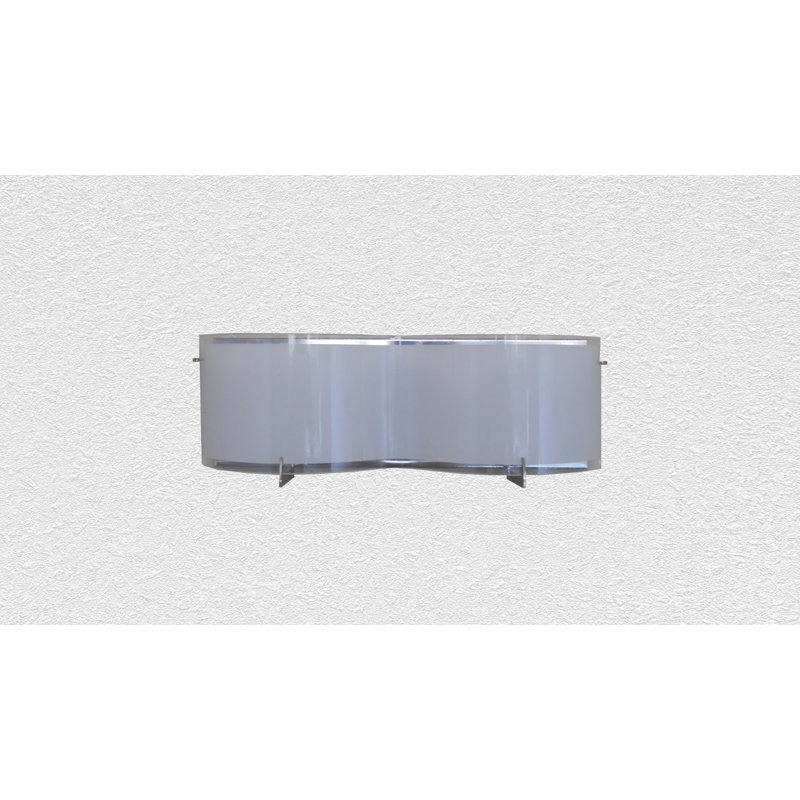 Barre d'éclairage de salle de bain 2 lumières Cutler