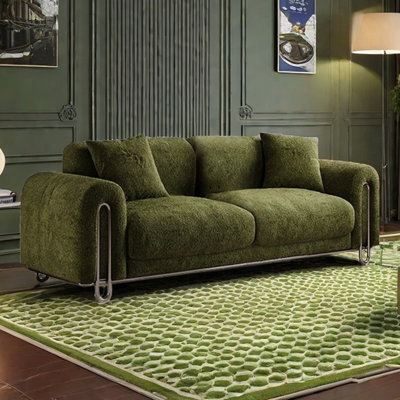 French Bauhaus style metal tripod sofa