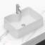 Ensemble de meuble-lavabo mural simple 48 po avec comptoir en pierre 48 po-321658898